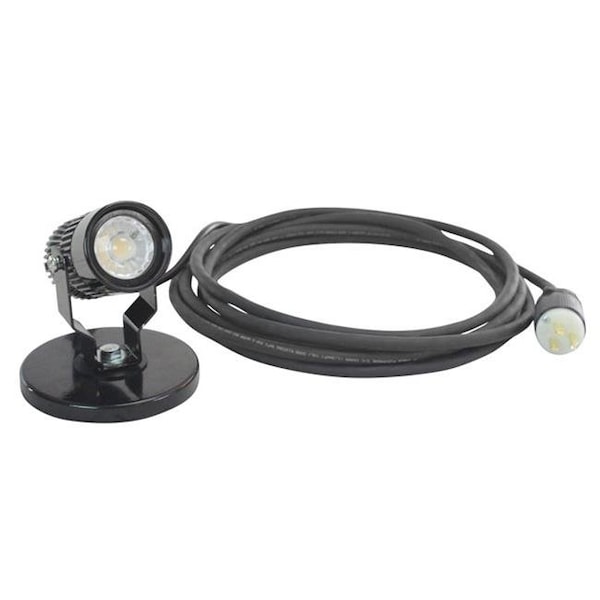 Larson Electronics MLBLT-18W-LED-25-SP-515 18 watt LED Spotlight with Magnetic Base & 25 ft. Cord with Plug; Articulating Light Head Tilting; IP65 - 25 Spot